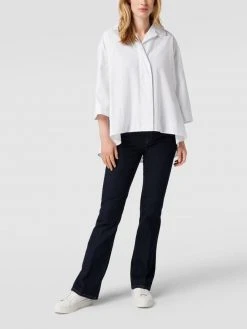 Cambio Flared Jeans Mit Label-Detail Modell 'PARIS' - Dunkelblau