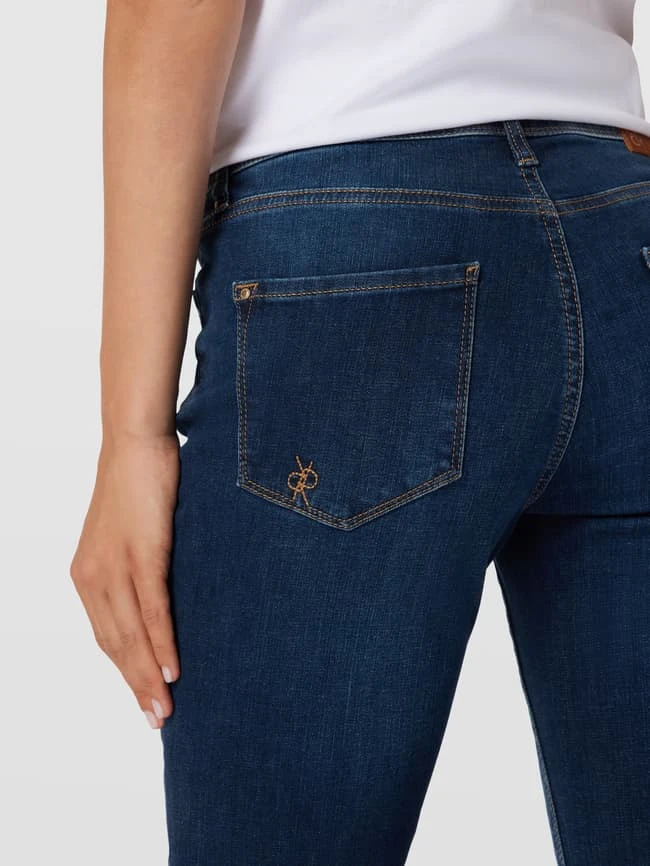 Raffaello Rossi Jeans Mit Label-Patch Modell 'Vic' - Marineblau 5 Raffaello Rossi Jeans Mit Label-Patch Modell 'Vic' - Marineblau – Bild 3