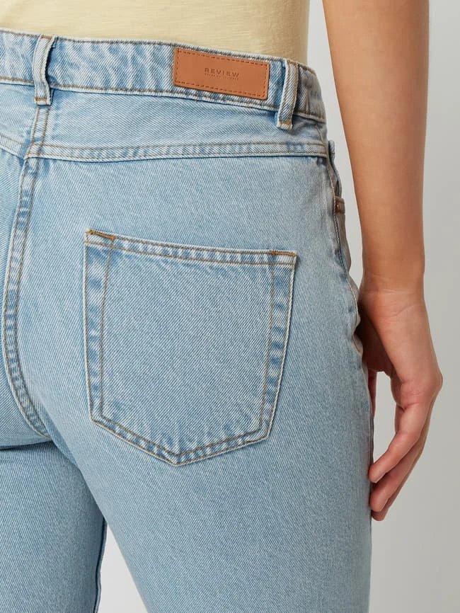 REVIEW Skinny Mom Fit Jeans Aus Baumwolle - Blau 5 REVIEW Skinny Mom Fit Jeans Aus Baumwolle - Blau – Bild 3