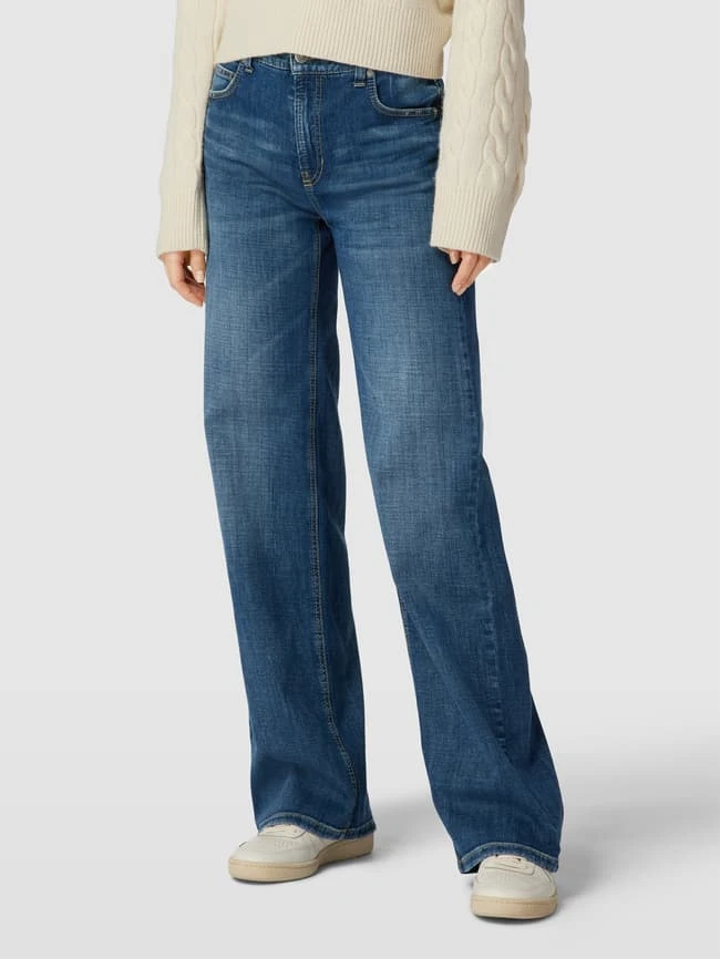 Cambio Flared Leg Jeans Mit Stretch-Anteil Modell 'Aimee' - Blau 6 Cambio Flared Leg Jeans Mit Stretch-Anteil Modell 'Aimee' - Blau – Bild 4