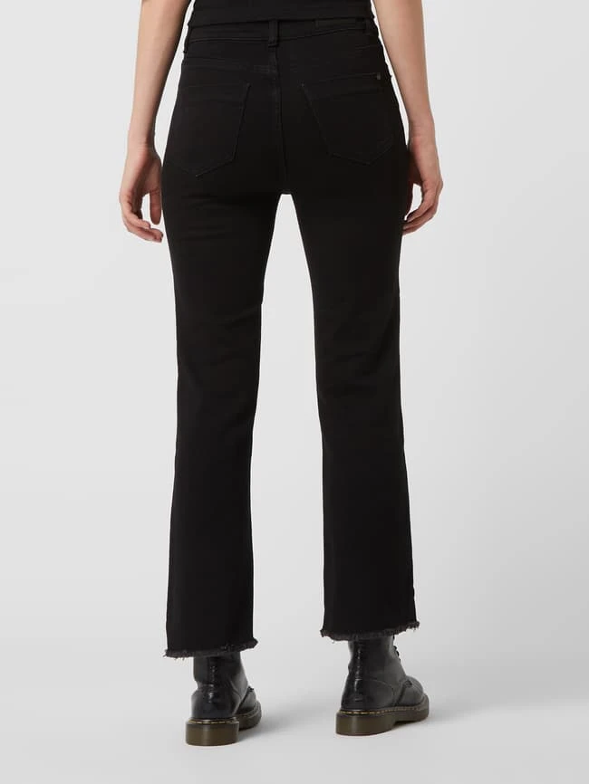 Blue Monkey Flared Cut High Waist Jeans Mit Stretch-Anteil Modell 'Mimi' - Schwarz 6 Blue Monkey Flared Cut High Waist Jeans Mit Stretch-Anteil Modell 'Mimi' - Schwarz – Bild 5
