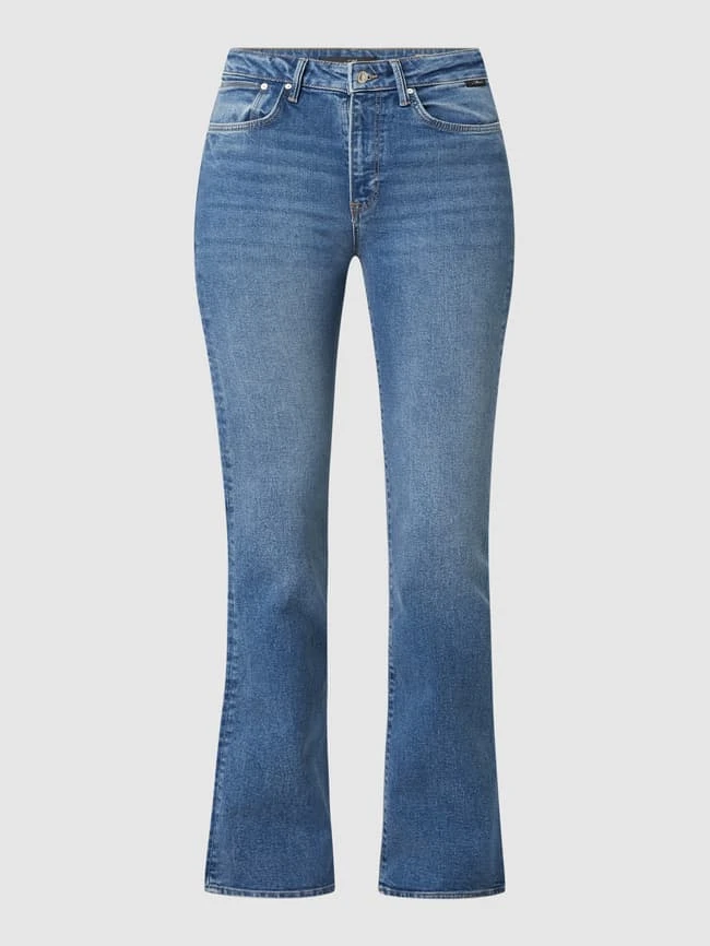 Mavi Jeans Flared Cut High Rise Jeans Mit Stretch-Anteil Modell 'Maria' - Blau 4 Mavi Jeans Flared Cut High Rise Jeans Mit Stretch-Anteil Modell 'Maria' - Blau – Bild 2