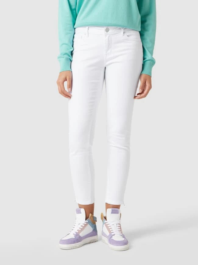 Buena Vista Cropped Mid Rise Jeans Im Slim Fit - Weiß 6 Buena Vista Cropped Mid Rise Jeans Im Slim Fit - Weiß – Bild 4