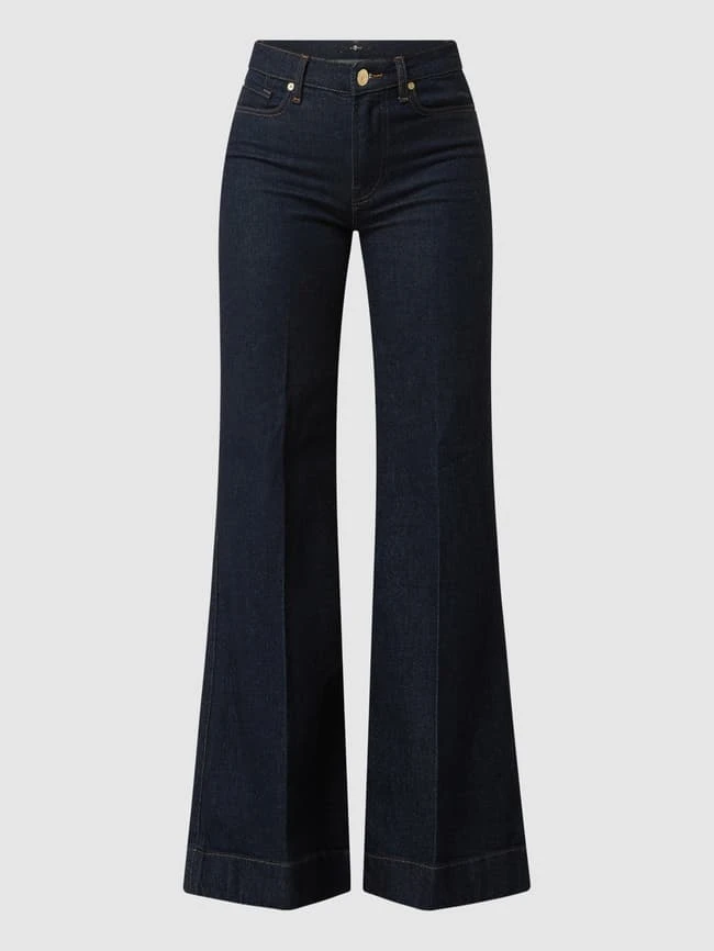 7 For All Mankind Flared Fit Jeans Mit Stretch-Anteil Modell 'Modern Dojo' - Marineblau 4 7 For All Mankind Flared Fit Jeans Mit Stretch-Anteil Modell 'Modern Dojo' - Marineblau – Bild 2