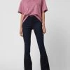 Noisy May Flared Cut Jeans Mit Viskose-Anteil Modell 'Sallie' - Dunkelblau