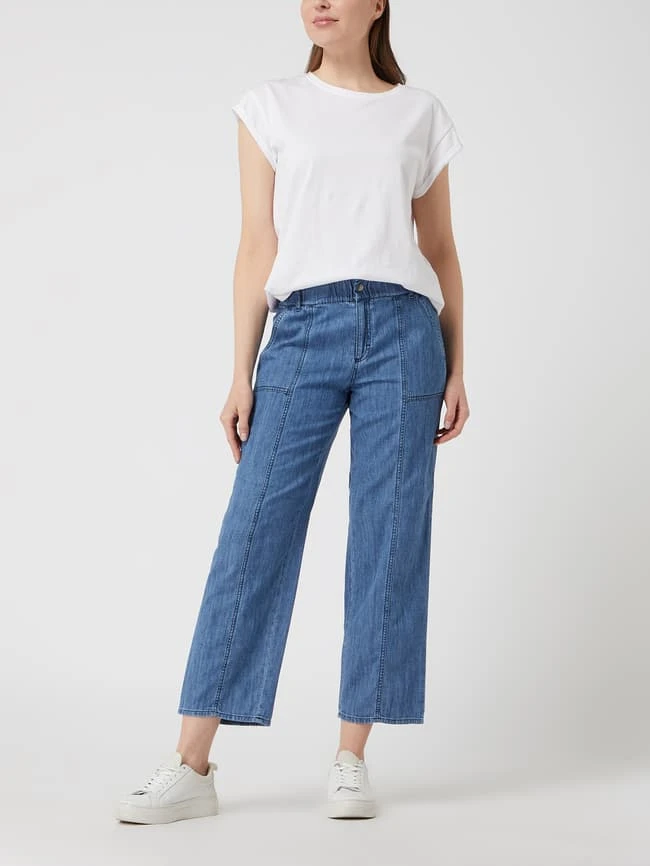 Brax Cropped Jeans Aus Baumwolle Modell 'Maine' - Hellblau 3 Brax Cropped Jeans Aus Baumwolle Modell 'Maine' - Hellblau