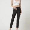 SALSA Jeans Skinny Fit Cropped Jeans Mit Stretch-Anteil Modell 'Secret Glamour' - Dunkelblau