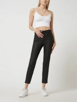 SALSA Jeans Skinny Fit Cropped Jeans Mit Stretch-Anteil Modell 'Secret Glamour' - Dunkelblau