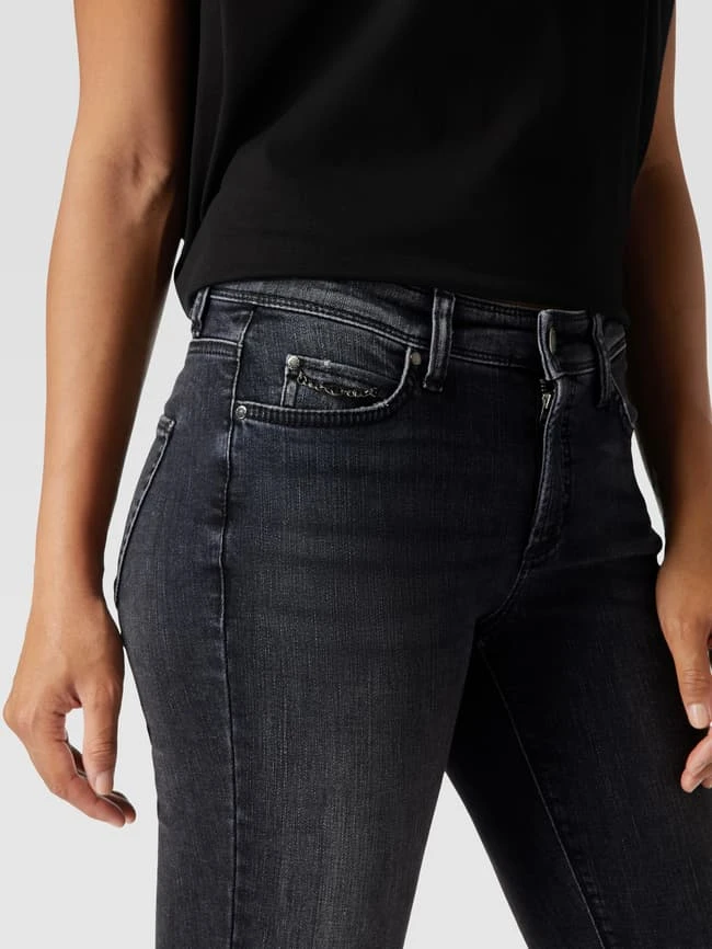 Cambio Jeans Mit Label-Detail Modell 'PIPER' - Dunkelgrau 5 Cambio Jeans Mit Label-Detail Modell 'PIPER' - Dunkelgrau – Bild 3