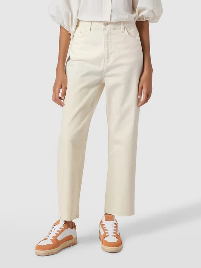 Christian Berg Woman Jeans Mit Ausgefransten Beinabschlüssen - Ecru 6 Christian Berg Woman Jeans Mit Ausgefransten Beinabschlüssen - Ecru – Bild 4