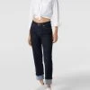 Cambio Straight Fit Jeans Mit Nietenbesatz Modell 'PARIS' - Dunkelblau