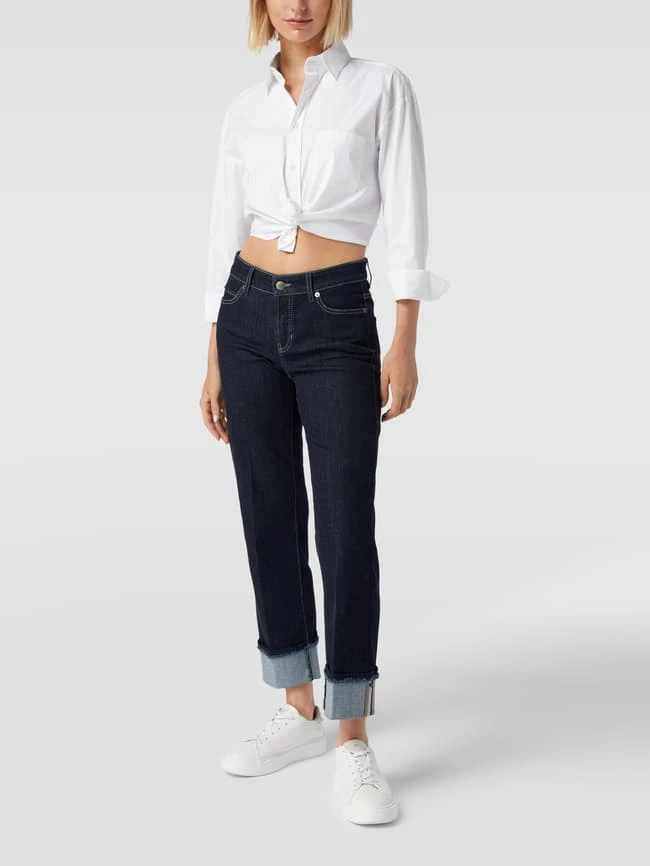 Cambio Straight Fit Jeans Mit Nietenbesatz Modell 'PARIS' - Dunkelblau 3 Cambio Straight Fit Jeans Mit Nietenbesatz Modell 'PARIS' - Dunkelblau