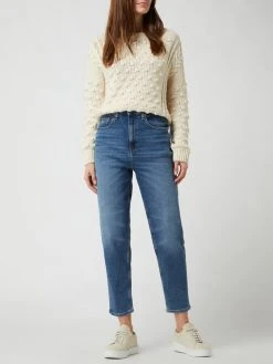 Tommy Jeans Tapered Fit Jeans Mit Stretch-Anteil Modell 'Mom Jean' - Marineblau