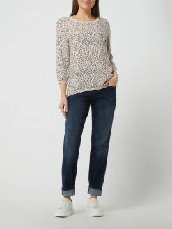 MAC MAC X Sylvie Meis 24/7 Mom Fit Jeans Mit Stretch-Anteil Modell 'Rich' - Dunkelblau