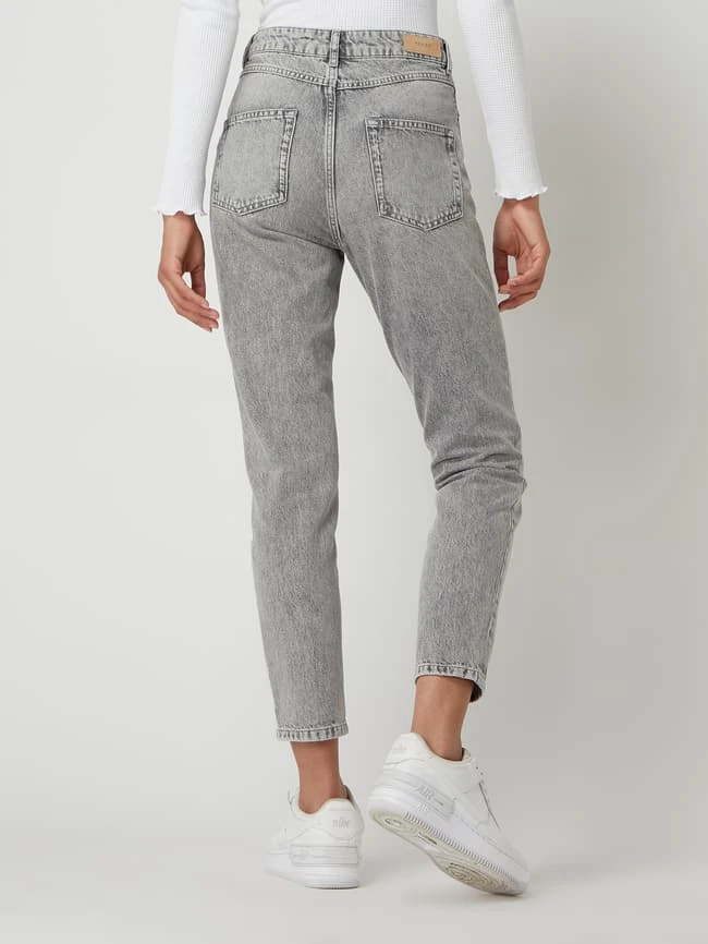 REVIEW Mom Skinny Fit Jeans Mit Stretch-Anteil - Hellgrau 7 REVIEW Mom Skinny Fit Jeans Mit Stretch-Anteil - Hellgrau – Bild 5