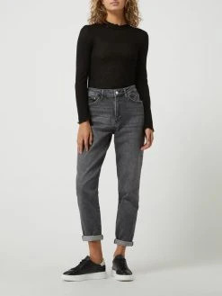 Mavi Jeans Mom Fit Jeans Mit Stretch-Anteil Modell 'Stella' - Mittelgrau