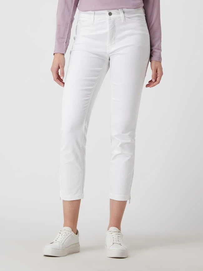 MAC Straight Fit Jeans Mit Stretch-Anteil Modell 'Dream Chic' - Weiß 5 MAC Straight Fit Jeans Mit Stretch-Anteil Modell 'Dream Chic' - Weiß – Bild 3