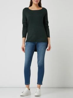 Mavi Jeans Cropped Super Skinny Fit Jeans Mit Stretch-Anteil Modell 'Adriana Ankle' - Blau