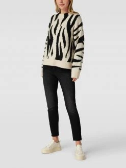 MAC Jeans Mit Label-Patch Modell 'Chic' - Dunkelgrau