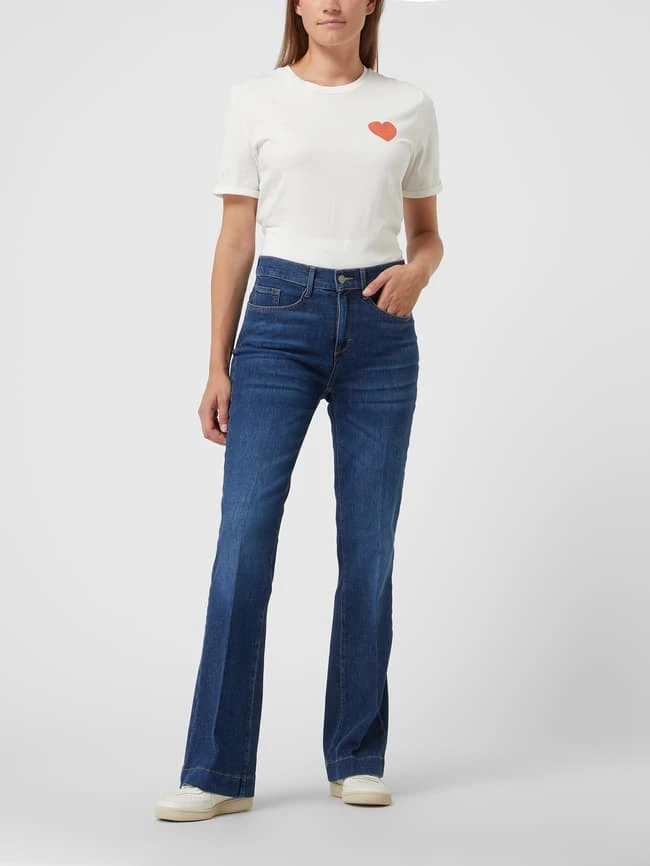 Brax Bootcut Jeans Mit Stretch-Anteil Modell 'Maine' - Dunkelblau 3 Brax Bootcut Jeans Mit Stretch-Anteil Modell 'Maine' - Dunkelblau