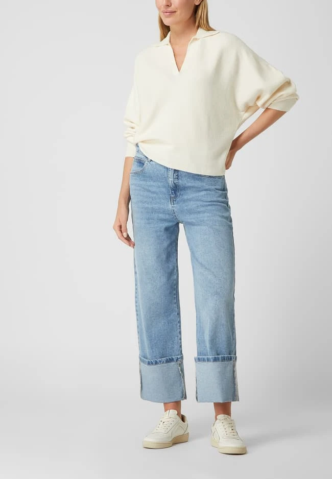 Opus Jeans Mit Fixierten Beinumschlägen Modell 'Maddy' - Hellblau 3 Opus Jeans Mit Fixierten Beinumschlägen Modell 'Maddy' - Hellblau