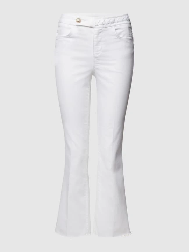Liu Jo White Bootcut Jeans Mit Ausgefransten Abschlüssen - Weiß 4 Liu Jo White Bootcut Jeans Mit Ausgefransten Abschlüssen - Weiß – Bild 2