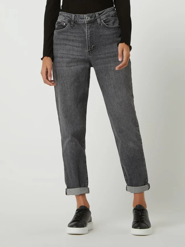 Mavi Jeans Mom Fit Jeans Mit Stretch-Anteil Modell 'Stella' - Mittelgrau 6 Mavi Jeans Mom Fit Jeans Mit Stretch-Anteil Modell 'Stella' - Mittelgrau – Bild 4