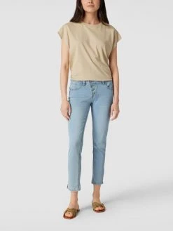 Buena Vista Jeans Mit Label-Details - Hellblau