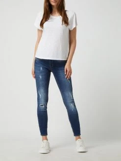 Tommy Jeans-shop 42 Gang Cropped Skinny Fit Jeans Mit Stretch-Anteil Modell 'Faye' - Blau