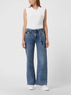 Mavi Jeans Flared Cut High Rise Jeans Aus Bio-Baumwolle Modell 'Joy' - Blau