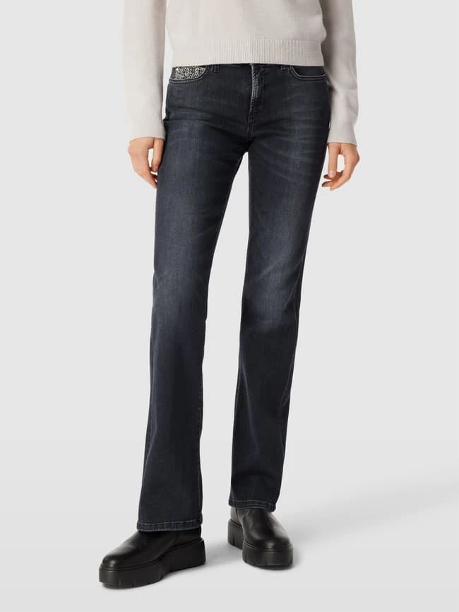 Cambio Jeans Mit Label-Patch Modell 'Paris' - Anthrazit 6 Cambio Jeans Mit Label-Patch Modell 'Paris' - Anthrazit – Bild 4