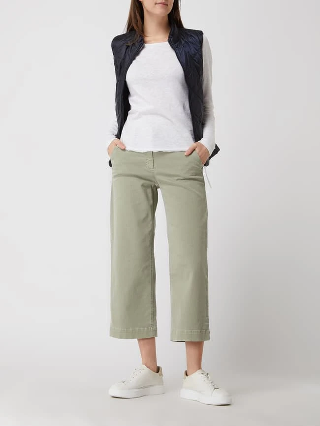 Gerry Weber Edition Culotte Mit Stretch-Anteil - Hellgrün 3 Gerry Weber Edition Culotte Mit Stretch-Anteil - Hellgrün