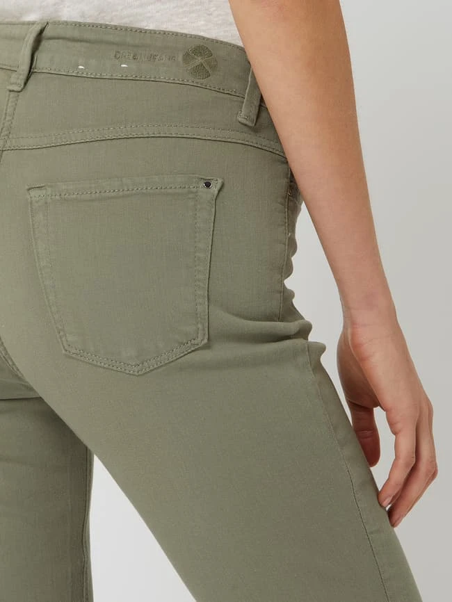 MAC Slim Leg Jeans Mit Stretch-Anteil Modell 'Dream Chic' - Olivgrün 5 MAC Slim Leg Jeans Mit Stretch-Anteil Modell 'Dream Chic' - Olivgrün – Bild 3