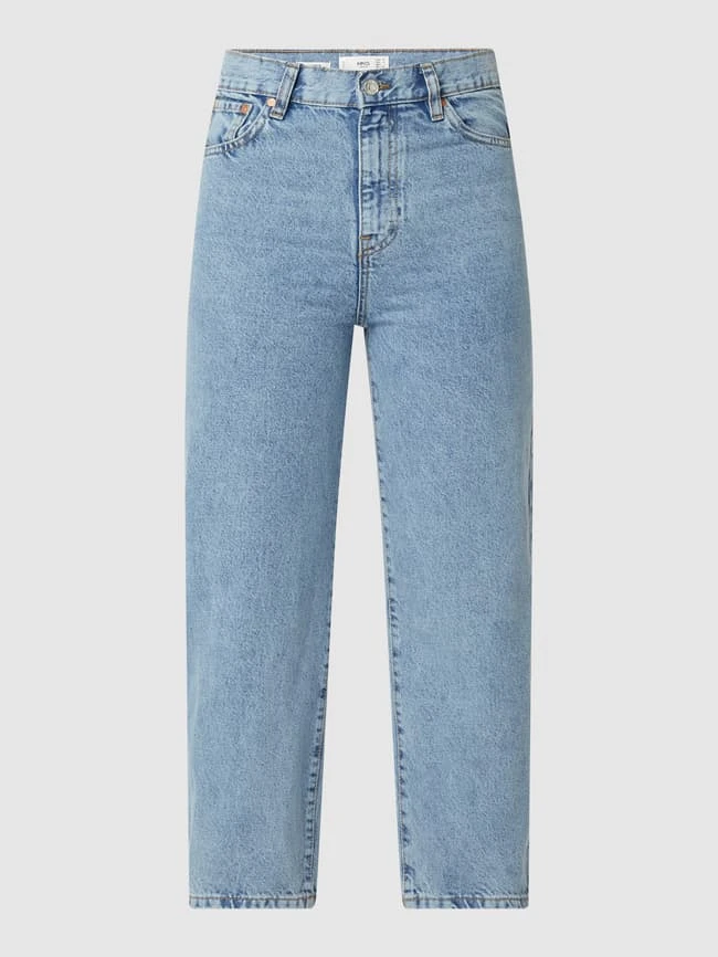 Mango Mom Fit Jeans Aus Baumwolle Modell 'Antonella' - Blau 4 Mango Mom Fit Jeans Aus Baumwolle Modell 'Antonella' - Blau – Bild 2