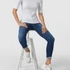 Mavi Jeans Cropped Super Skinny Fit Jeans Mit Stretch-Anteil Modell 'Lexy' - Blau