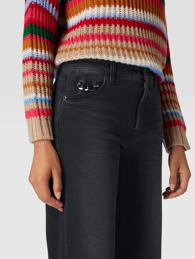 Cambio Jeans Mit Label-Patch Modell 'Celia' - Dunkelgrau 5 Cambio Jeans Mit Label-Patch Modell 'Celia' - Dunkelgrau – Bild 3