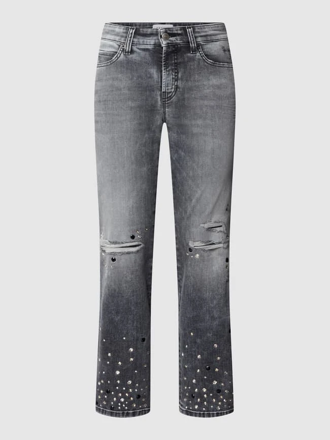 Cambio Jeans Im Used-Look Modell 'PARIS' - Hellgrau 4 Cambio Jeans Im Used-Look Modell 'PARIS' - Hellgrau – Bild 2