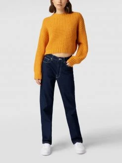 REVIEW Bootcut Jeans Mit Kontrastnähten - Dunkelblau