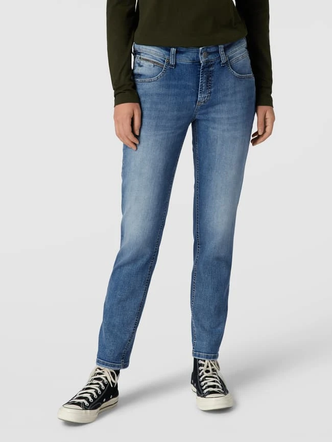 Cambio Jeans In 5-Pocket-Design Modell 'PINA SHORT' - Blau 5 Cambio Jeans In 5-Pocket-Design Modell 'PINA SHORT' - Blau – Bild 4