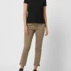 Brax Slim Fit Cropped Jeans Mit Stretch-Anteil Modell 'Mary' - Khaki