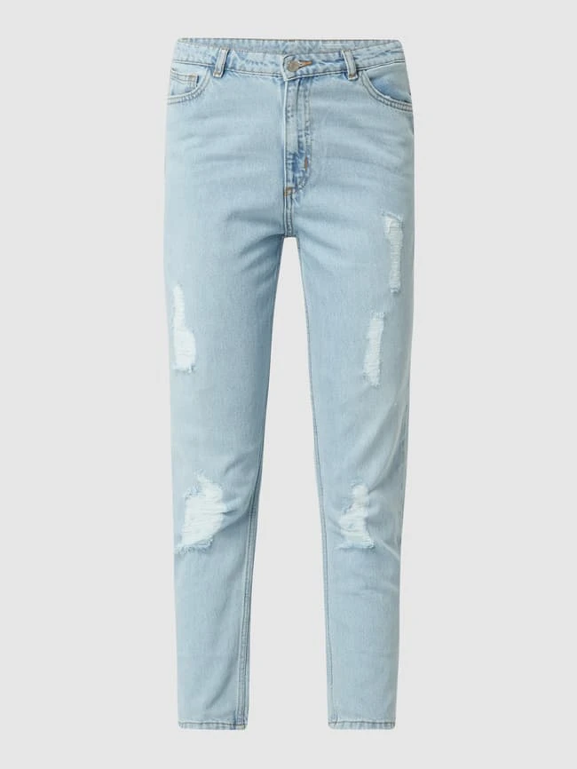 REVIEW Mom Fit Jeans Aus Baumwolle - Ozean Blau 4 REVIEW Mom Fit Jeans Aus Baumwolle - Ozean Blau – Bild 2