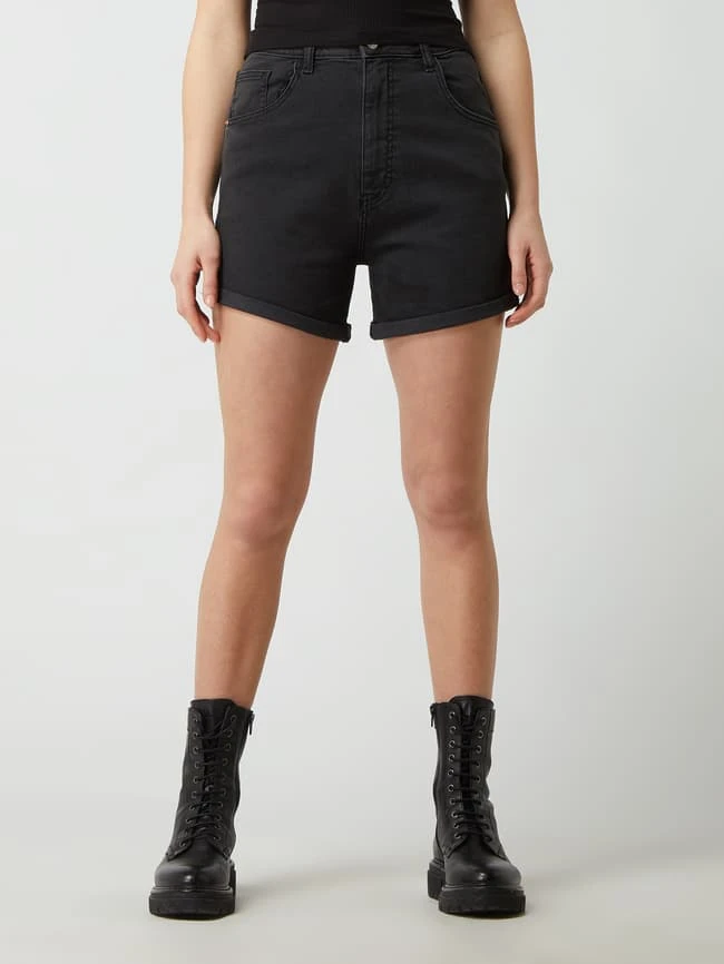 REVIEW Mom Fit Jeansshorts Mit Stretch-Anteil - Anthrazit 6 REVIEW Mom Fit Jeansshorts Mit Stretch-Anteil - Anthrazit – Bild 4