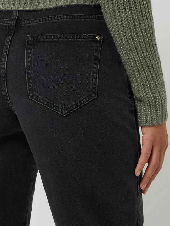 Only Mom Fit Jeans Aus Baumwolle Modell 'Troy' - Dunkelgrau 5 Only Mom Fit Jeans Aus Baumwolle Modell 'Troy' - Dunkelgrau – Bild 3