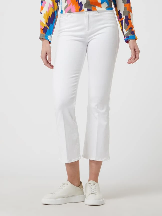 Brax Flared Cut Jeans Mit Stretch-Anteil Modell 'Ana' - Weiß 6 Brax Flared Cut Jeans Mit Stretch-Anteil Modell 'Ana' - Weiß – Bild 4