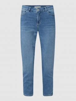 Christian Berg Woman Slim Fit Jeans In 7/8-Länge Mit Stretch-Anteil - Ozean Blau