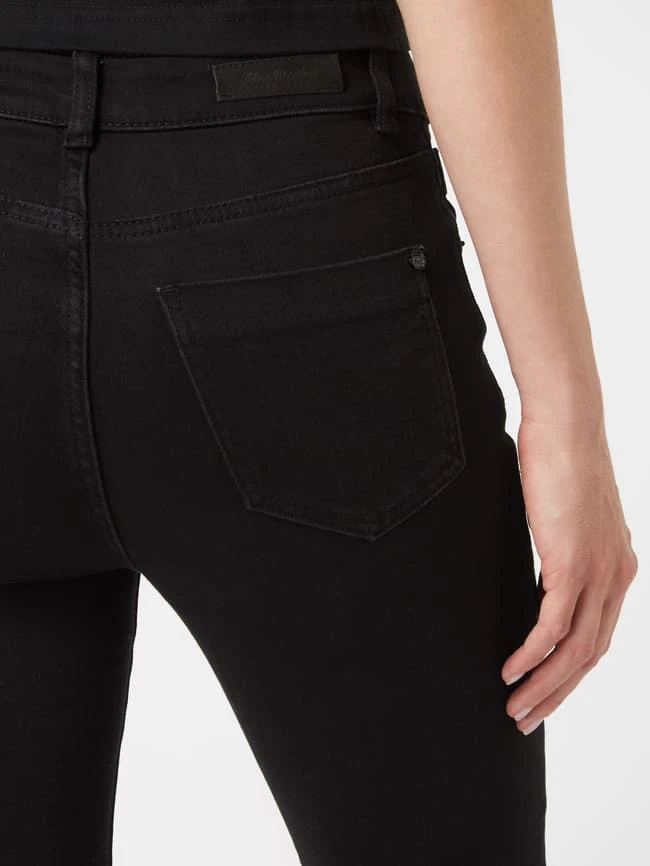 Blue Monkey Flared Cut High Waist Jeans Mit Stretch-Anteil Modell 'Mimi' - Schwarz 4 Blue Monkey Flared Cut High Waist Jeans Mit Stretch-Anteil Modell 'Mimi' - Schwarz – Bild 3