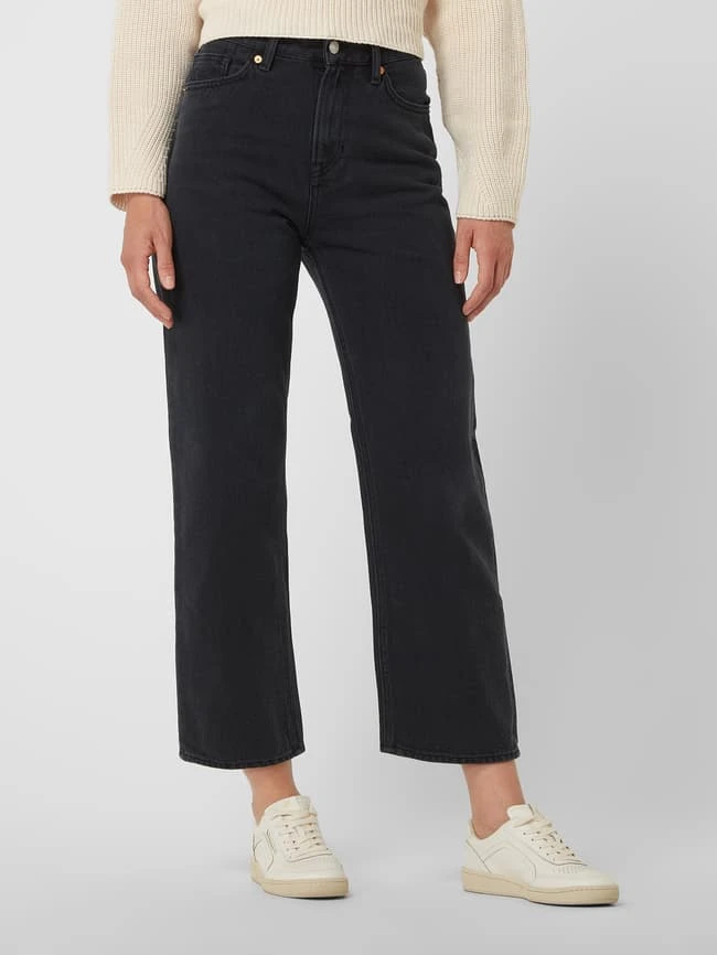 Kings Of Indigo Straight Fit High Rise Jeans Aus Recycelter Baumwolle Modell 'Liora' - Schwarz 6 Kings Of Indigo Straight Fit High Rise Jeans Aus Recycelter Baumwolle Modell 'Liora' - Schwarz – Bild 4