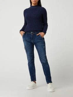 MAC Relaxed Slim Fit Jeans Mit Lyocell-Anteil Modell 'Rich' - Blau