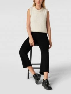 MAC Culotte Mit Label-Patch Modell 'Rich' - Schwarz