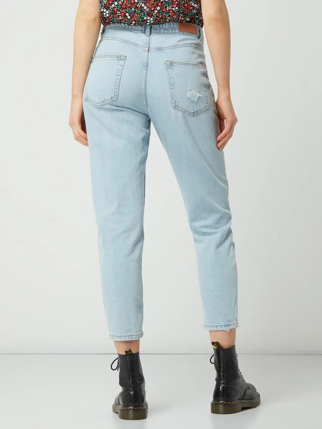 REVIEW Mom Fit Jeans Aus Baumwolle - Ozean Blau 7 REVIEW Mom Fit Jeans Aus Baumwolle - Ozean Blau – Bild 5